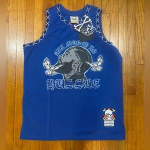 BRAND X All Money In Nipsey Hussle Jersey Size XL Blue